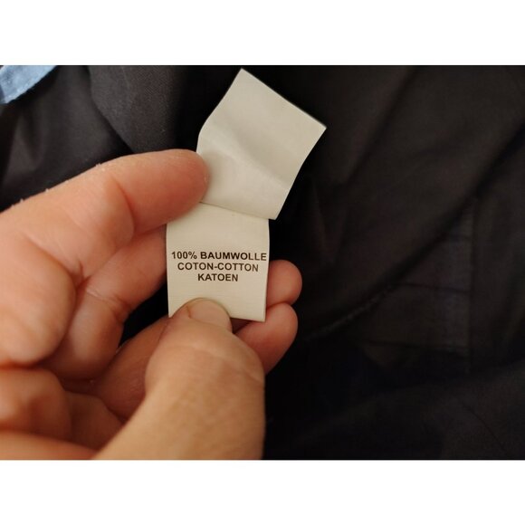 Dirndl Dress Navy Blue Embroidered Flower Oktoberfest Corset Size 38, US Medium - Picture 8 of 8